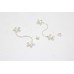 Traditional dangle women flower earring 925 Sterling Silver B 918